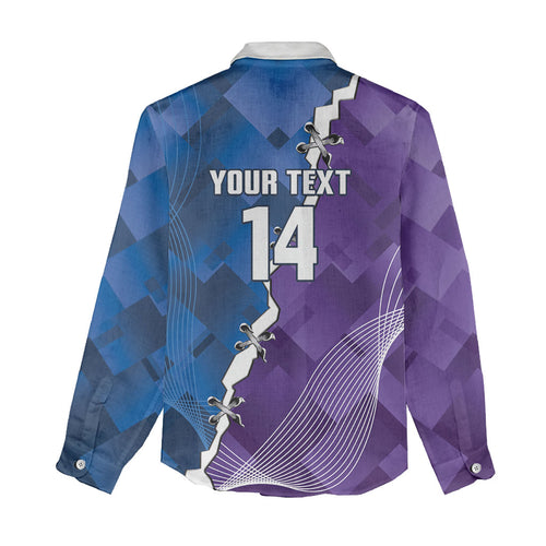 Storm And Knights Rugby Custom Women Casual Shirt Dynamic Style