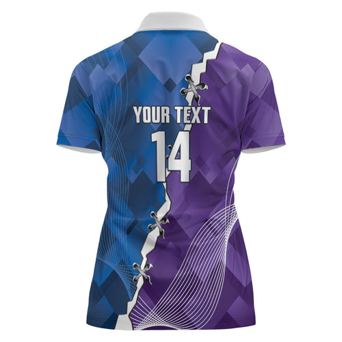 Storm And Knights Rugby Custom Women Polo Shirt Dynamic Style