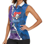 Storm And Knights Rugby Custom Women Sleeveless Polo Shirt Dynamic Style