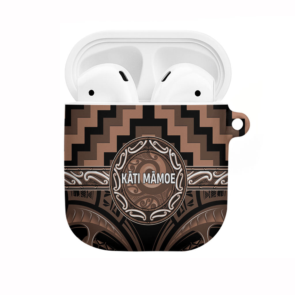 Aotearoa Kati Mamoe AirPods Case Maori Iwi Poutama Puhoro Tattoo