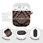 Aotearoa Kati Mamoe AirPods Case Maori Iwi Poutama Puhoro Tattoo