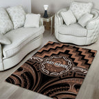 Aotearoa Kati Mamoe Area Rug Maori Iwi Poutama Puhoro Tattoo