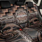 Aotearoa Kati Mamoe Back Car Seat Cover Maori Iwi Poutama Puhoro Tattoo