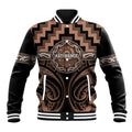 Aotearoa Kati Mamoe Personalised Baseball Jacket Maori Iwi Poutama Puhoro Tattoo
