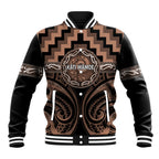 Aotearoa Kati Mamoe Personalised Baseball Jacket Maori Iwi Poutama Puhoro Tattoo