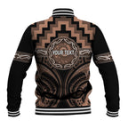 Aotearoa Kati Mamoe Personalised Baseball Jacket Maori Iwi Poutama Puhoro Tattoo