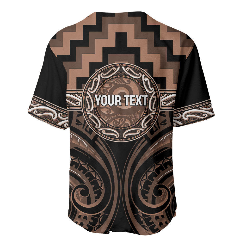 Aotearoa Kati Mamoe Personalised Baseball Jersey Maori Iwi Poutama Puhoro Tattoo