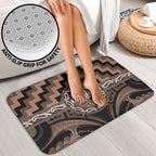 Aotearoa Kati Mamoe Bathroom Set Maori Iwi Poutama Puhoro Tattoo