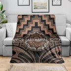 Aotearoa Kati Mamoe Blanket Maori Iwi Poutama Puhoro Tattoo