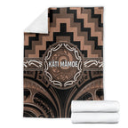 Aotearoa Kati Mamoe Blanket Maori Iwi Poutama Puhoro Tattoo