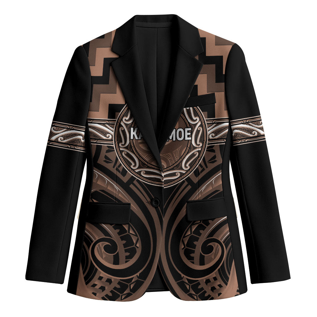 Aotearoa Kati Mamoe Personalised Blazer Maori Iwi Poutama Puhoro Tattoo
