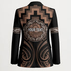 Aotearoa Kati Mamoe Personalised Blazer Maori Iwi Poutama Puhoro Tattoo