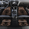 Aotearoa Kati Mamoe Personalised Car Mats Maori Iwi Poutama Puhoro Tattoo