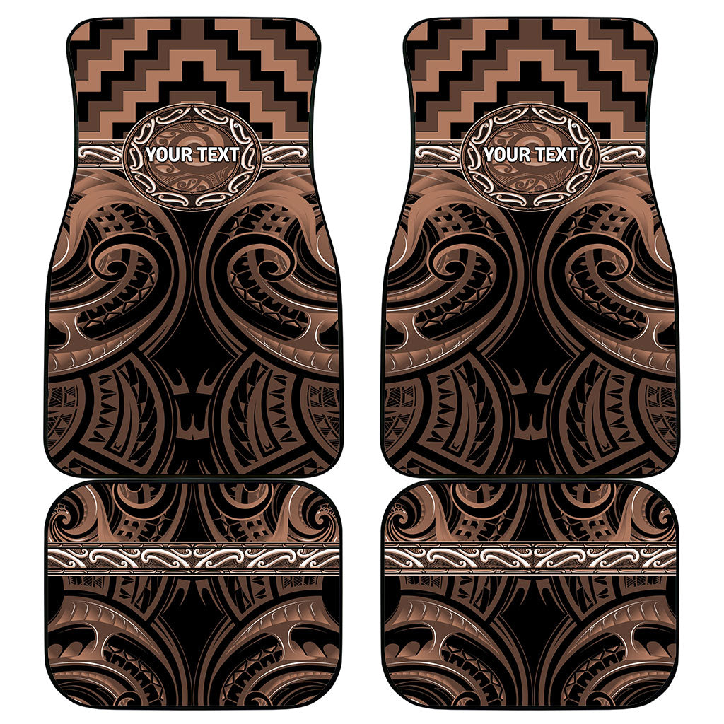 Aotearoa Kati Mamoe Personalised Car Mats Maori Iwi Poutama Puhoro Tattoo