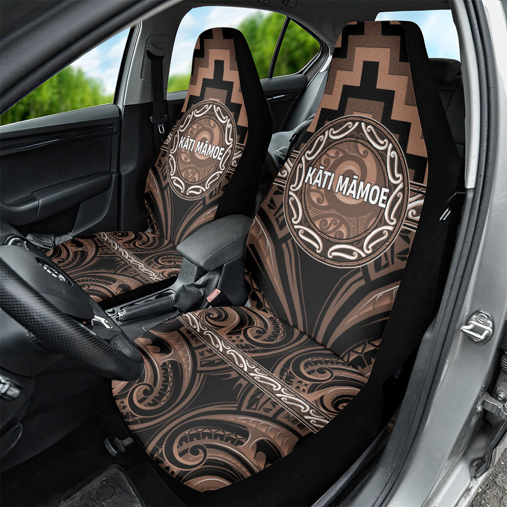 Aotearoa Kati Mamoe Car Seat Cover Maori Iwi Poutama Puhoro Tattoo