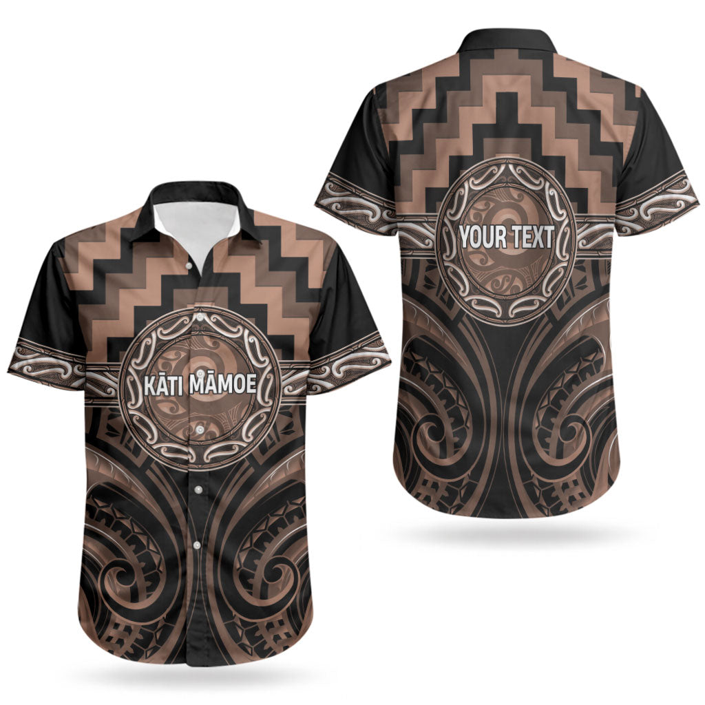 Aotearoa Kati Mamoe Personalised Couples Matching Off Shoulder Maxi Dress and Hawaiian Shirt Maori Iwi Poutama Puhoro Tattoo