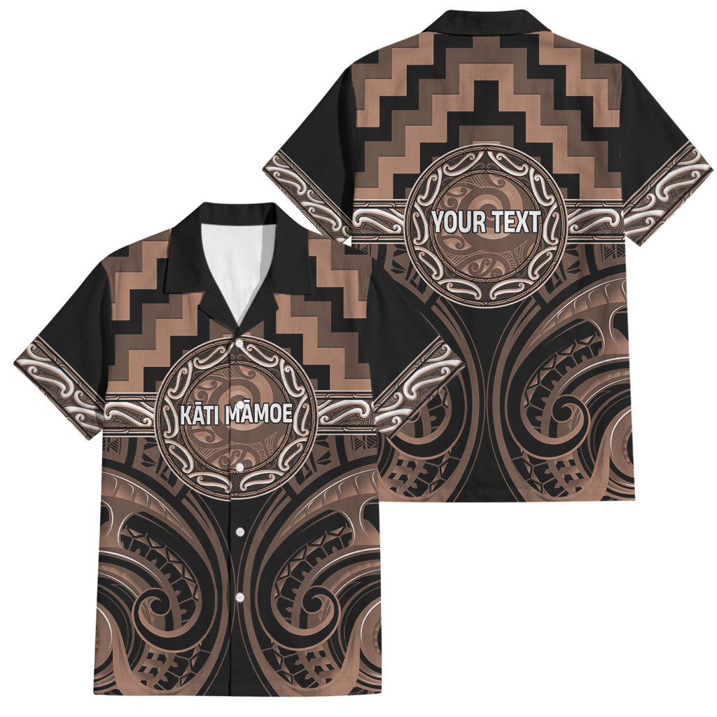Aotearoa Kati Mamoe Personalised Family Matching Tank Maxi Dress and Hawaiian Shirt Maori Iwi Poutama Puhoro Tattoo