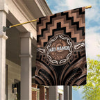 Aotearoa Kati Mamoe Garden Flag Maori Iwi Poutama Puhoro Tattoo