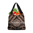 Aotearoa Kati Mamoe Grocery Bag Maori Iwi Poutama Puhoro Tattoo