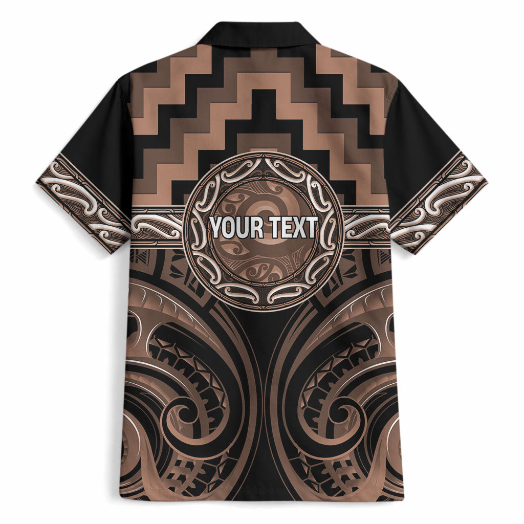 Aotearoa Kati Mamoe Personalised Hawaiian Shirt Maori Iwi Poutama Puhoro Tattoo