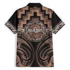 Aotearoa Kati Mamoe Personalised Hawaiian Shirt Maori Iwi Poutama Puhoro Tattoo