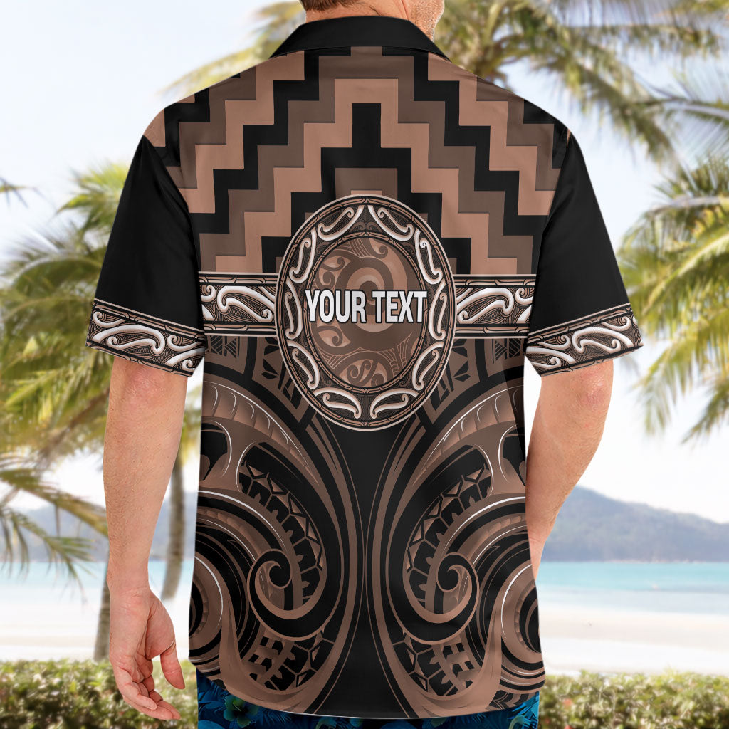 Aotearoa Kati Mamoe Personalised Hawaiian Shirt Maori Iwi Poutama Puhoro Tattoo