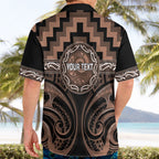 Aotearoa Kati Mamoe Personalised Hawaiian Shirt Maori Iwi Poutama Puhoro Tattoo