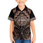 Aotearoa Kati Mamoe Personalised Hawaiian Shirt Maori Iwi Poutama Puhoro Tattoo