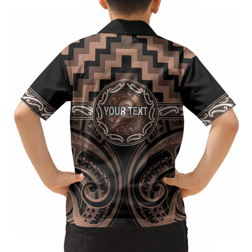 Aotearoa Kati Mamoe Personalised Hawaiian Shirt Maori Iwi Poutama Puhoro Tattoo