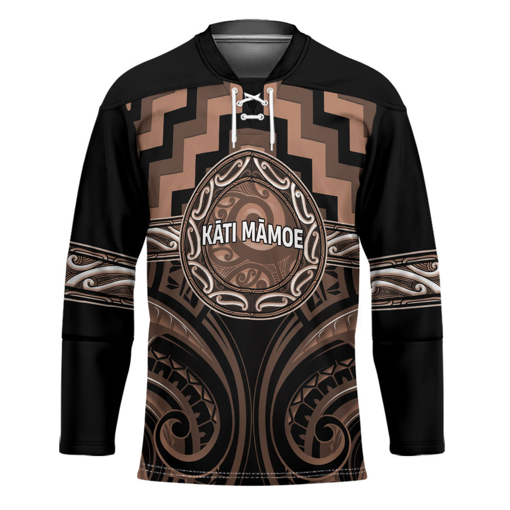 Aotearoa Kati Mamoe Personalised Hockey Jersey Maori Iwi Poutama Puhoro Tattoo