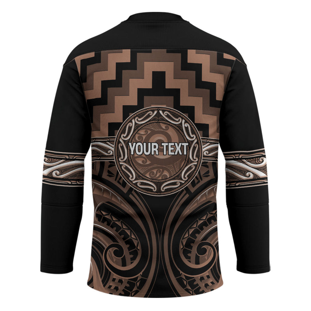 Aotearoa Kati Mamoe Personalised Hockey Jersey Maori Iwi Poutama Puhoro Tattoo