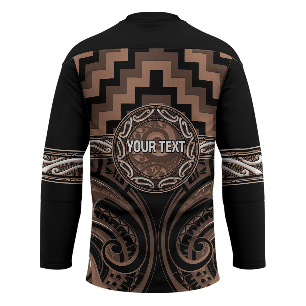 Aotearoa Kati Mamoe Personalised Hockey Jersey Maori Iwi Poutama Puhoro Tattoo