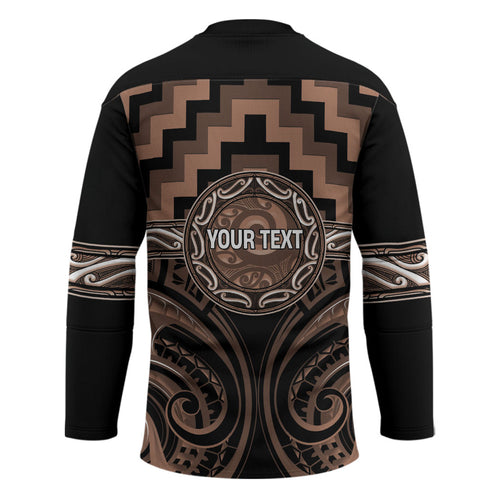 Aotearoa Kati Mamoe Personalised Hockey Jersey Maori Iwi Poutama Puhoro Tattoo