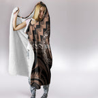 Aotearoa Kati Mamoe Hooded Blanket Maori Iwi Poutama Puhoro Tattoo