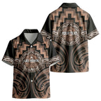 Aotearoa Kati Mamoe Personalised Kid Hawaiian Shirt Maori Iwi Poutama Puhoro Tattoo