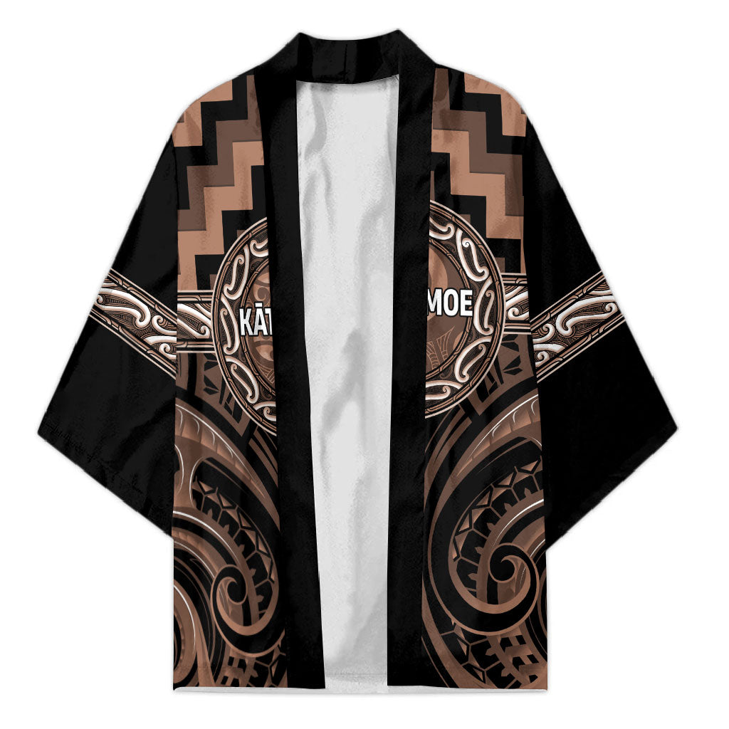 Aotearoa Kati Mamoe Personalised Kimono Maori Iwi Poutama Puhoro Tattoo