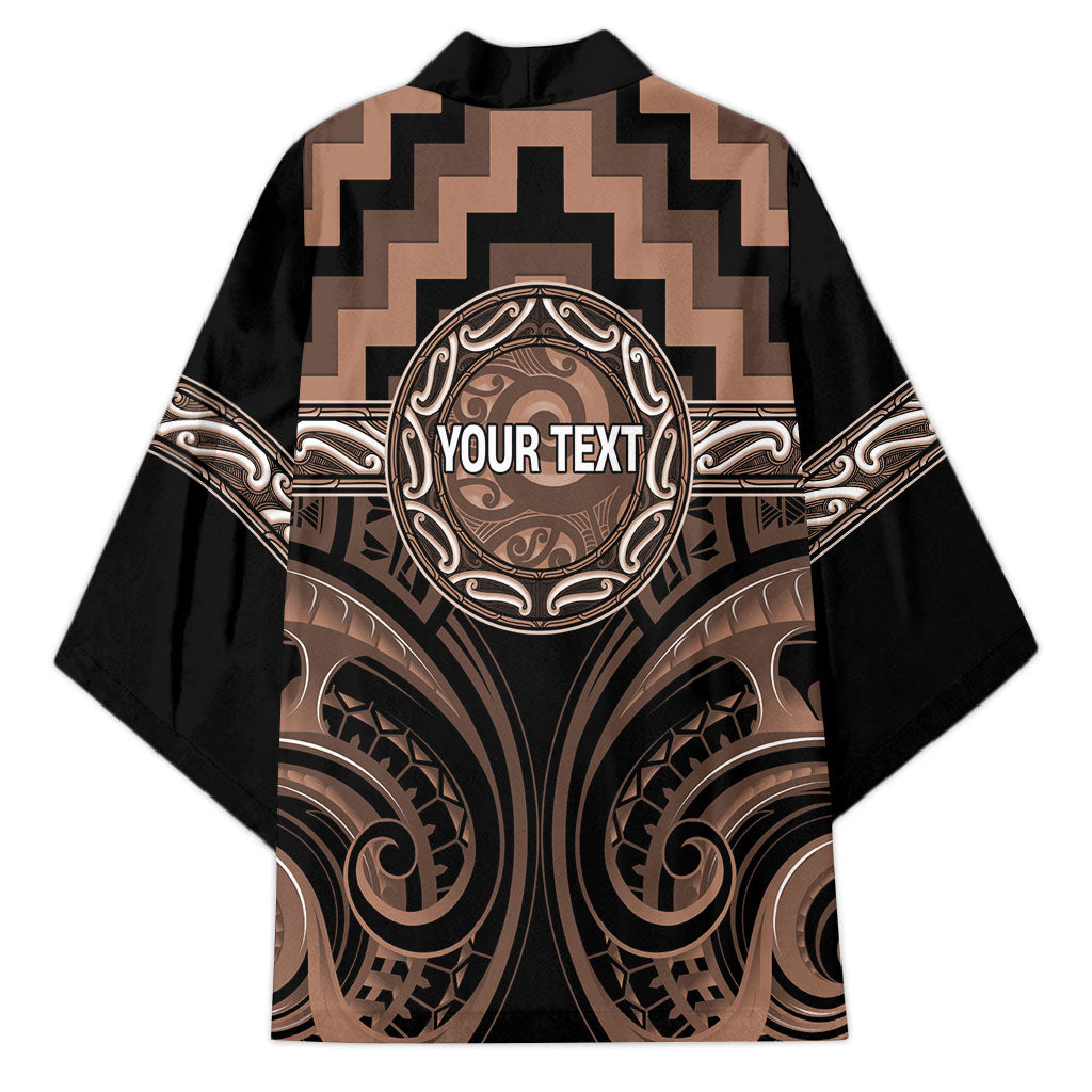 Aotearoa Kati Mamoe Personalised Kimono Maori Iwi Poutama Puhoro Tattoo