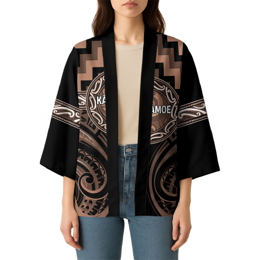 Aotearoa Kati Mamoe Personalised Kimono Maori Iwi Poutama Puhoro Tattoo