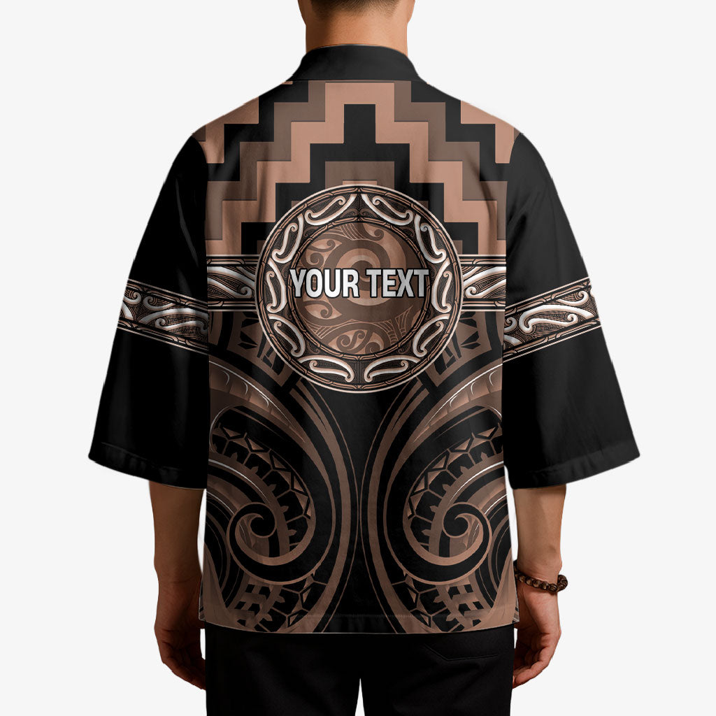 Aotearoa Kati Mamoe Personalised Kimono Maori Iwi Poutama Puhoro Tattoo