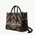 Aotearoa Kati Mamoe Leather Bag Maori Iwi Poutama Puhoro Tattoo