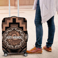 Aotearoa Kati Mamoe Luggage Cover Maori Iwi Poutama Puhoro Tattoo