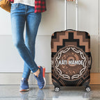 Aotearoa Kati Mamoe Luggage Cover Maori Iwi Poutama Puhoro Tattoo