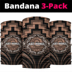 Aotearoa Kati Mamoe Neck Gaiter Maori Iwi Poutama Puhoro Tattoo