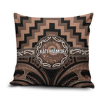 Aotearoa Kati Mamoe Pillow Cover Maori Iwi Poutama Puhoro Tattoo