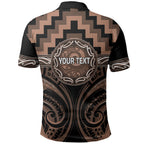 Aotearoa Kati Mamoe Personalised Polo Shirt Maori Iwi Poutama Puhoro Tattoo