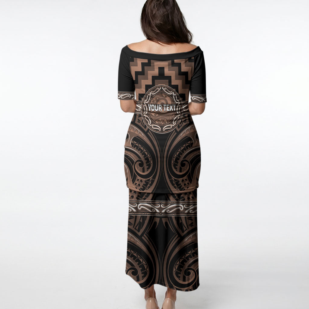 Aotearoa Kati Mamoe Personalised Puletasi Maori Iwi Poutama Puhoro Tattoo