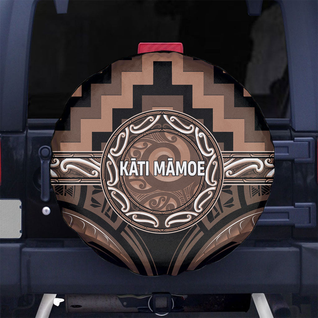 Aotearoa Kati Mamoe Spare Tire Cover Maori Iwi Poutama Puhoro Tattoo