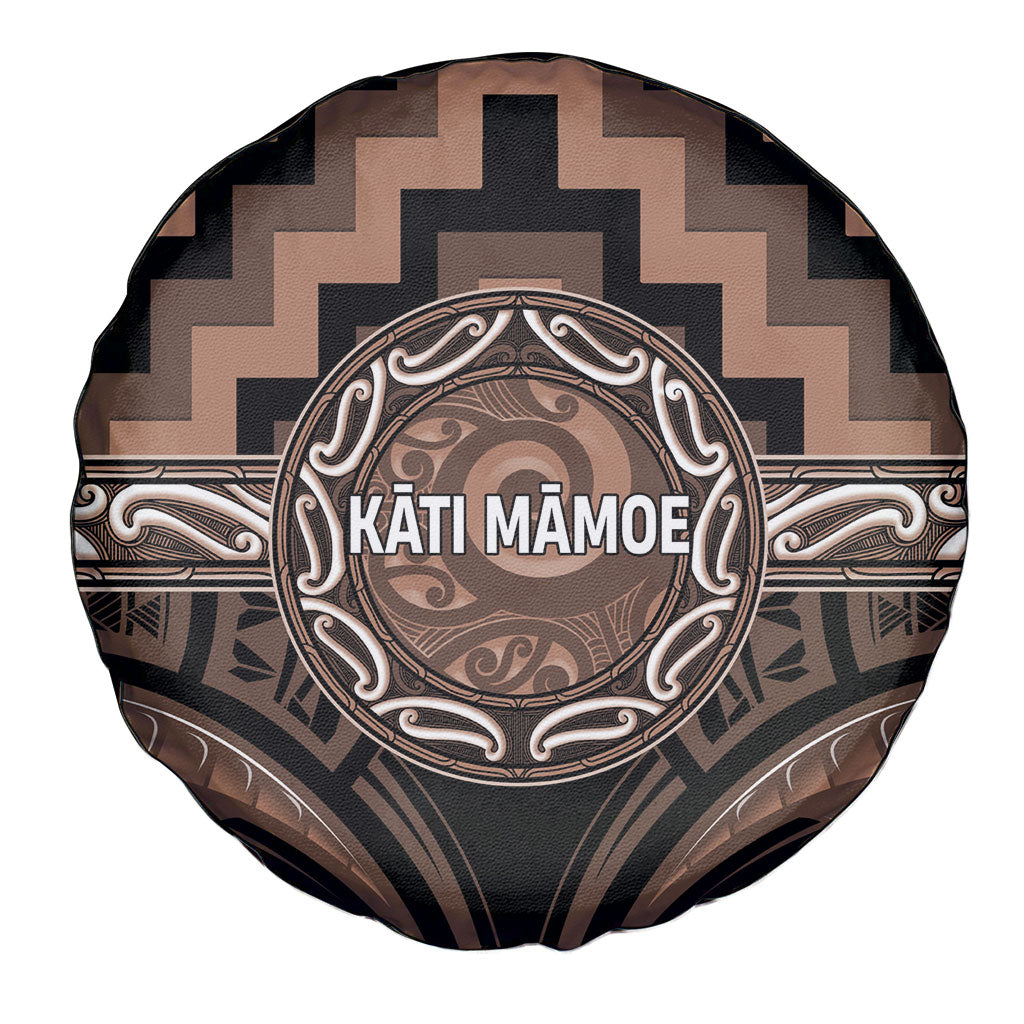 Aotearoa Kati Mamoe Spare Tire Cover Maori Iwi Poutama Puhoro Tattoo