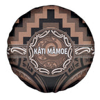 Aotearoa Kati Mamoe Spare Tire Cover Maori Iwi Poutama Puhoro Tattoo