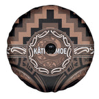 Aotearoa Kati Mamoe Spare Tire Cover Maori Iwi Poutama Puhoro Tattoo